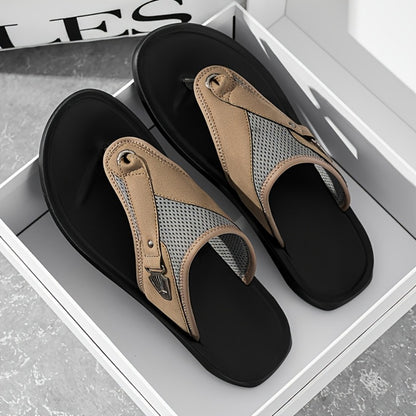 Men's Flip Flops - Breathable Mesh Lightweight for Beach & Water 727717