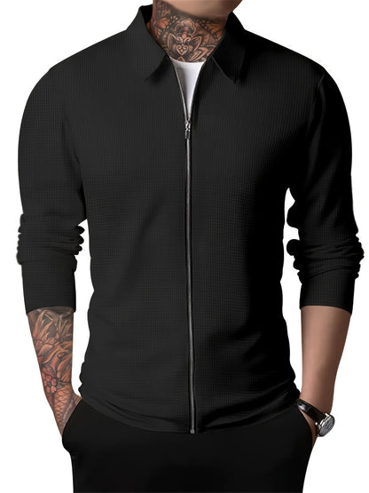 Men's Autumn And Winter Jackets, Slim Fit Cardigans with Collars, Men's Jackets, Casual Style, Suitable for Outdoor Travel