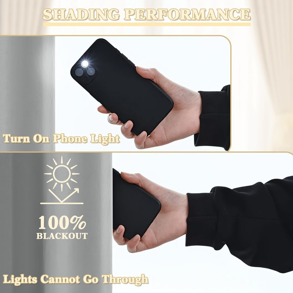 Blackout Curtain Panels - Thermal Lining and Grommet Top