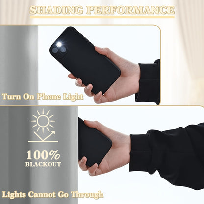 Blackout Curtain Panels - Thermal Lining and Grommet Top