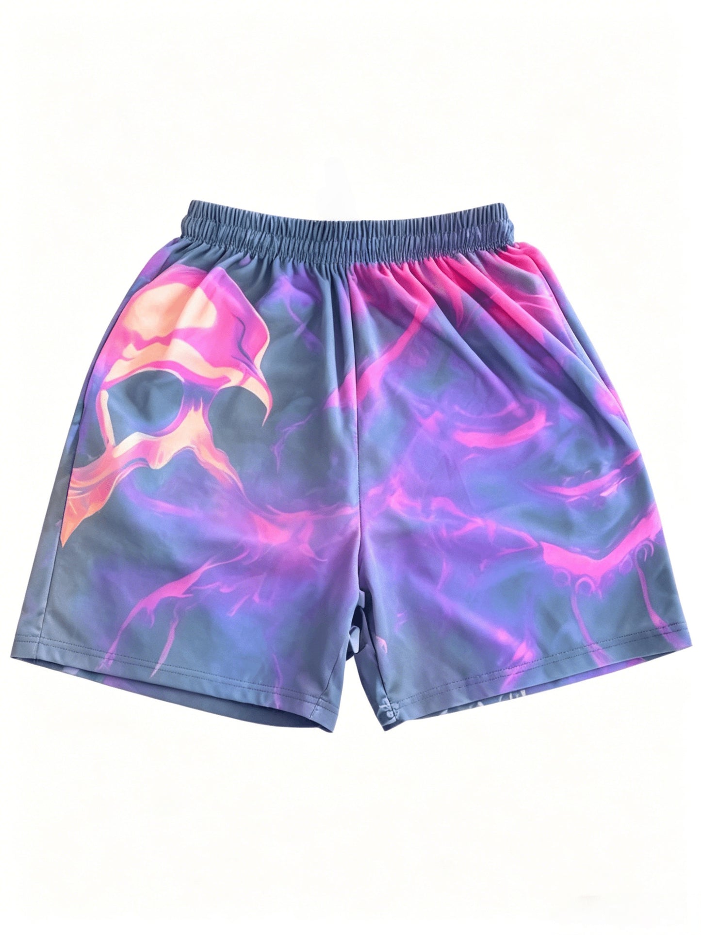 5 Men'S Quick Dry Mesh Shorts, Casual Micro Stretch Elastic Waistband Drawstring Shorts