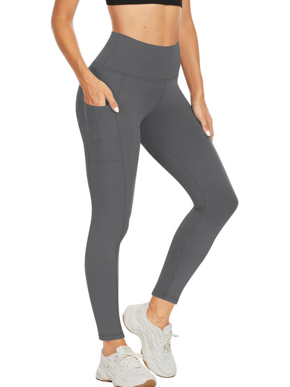 High-Waisted Women'S Yoga Pants - Tummy Control, Butt-Lifting, Soft Elastic Exercise Pants, Breathable Fitness Cycling Yoga Pants Suitable for All And Outdoor Sports Occasions
