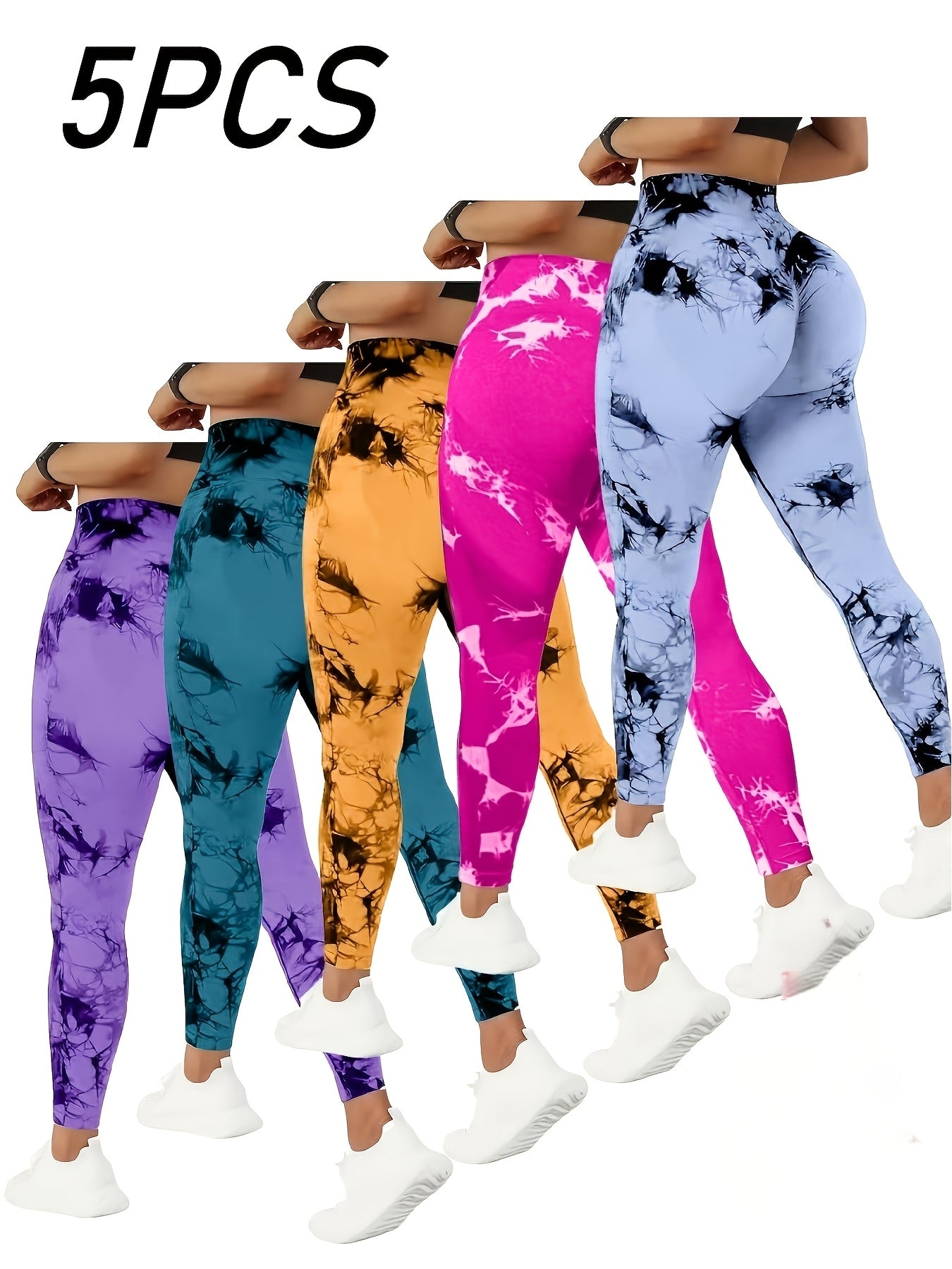 Women's Light purple 10+flax 12+dark red 13+orange 17+gray 8 Knit High-Waist Leggings - product view 11