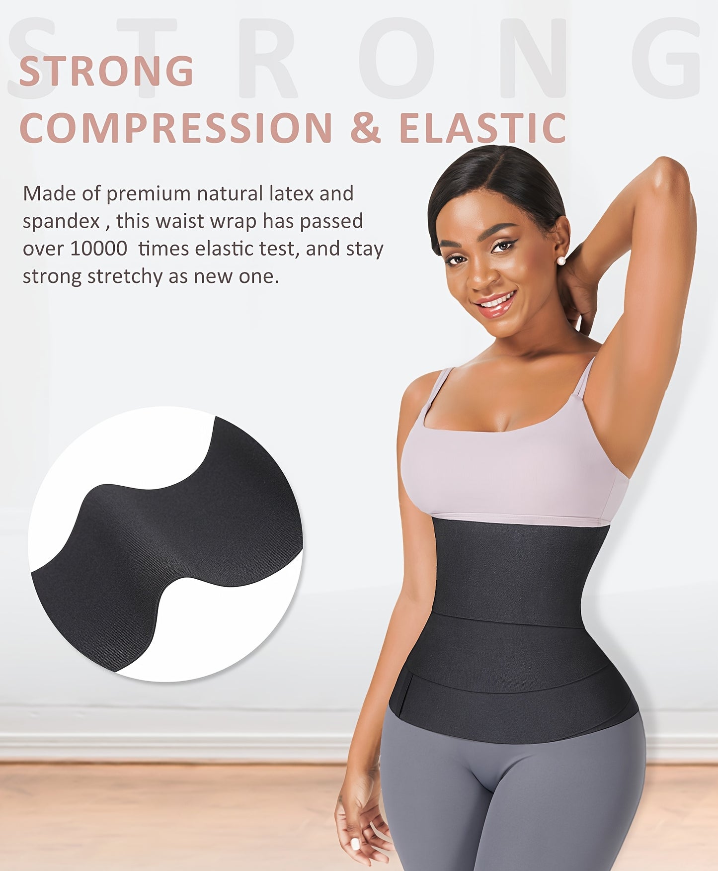 Women Waist Trainer Bandage Wrap Sauna Belt Long Torso Tummy Wraps Belly Body Shaper Waist Trimmer Belt