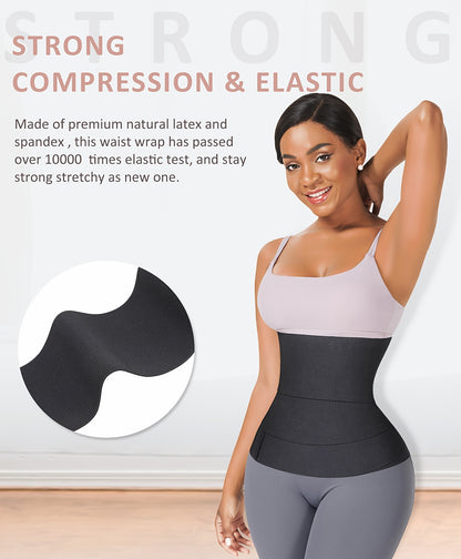 Women Waist Trainer Bandage Wrap Sauna Belt Long Torso Tummy Wraps Belly Body Shaper Waist Trimmer Belt