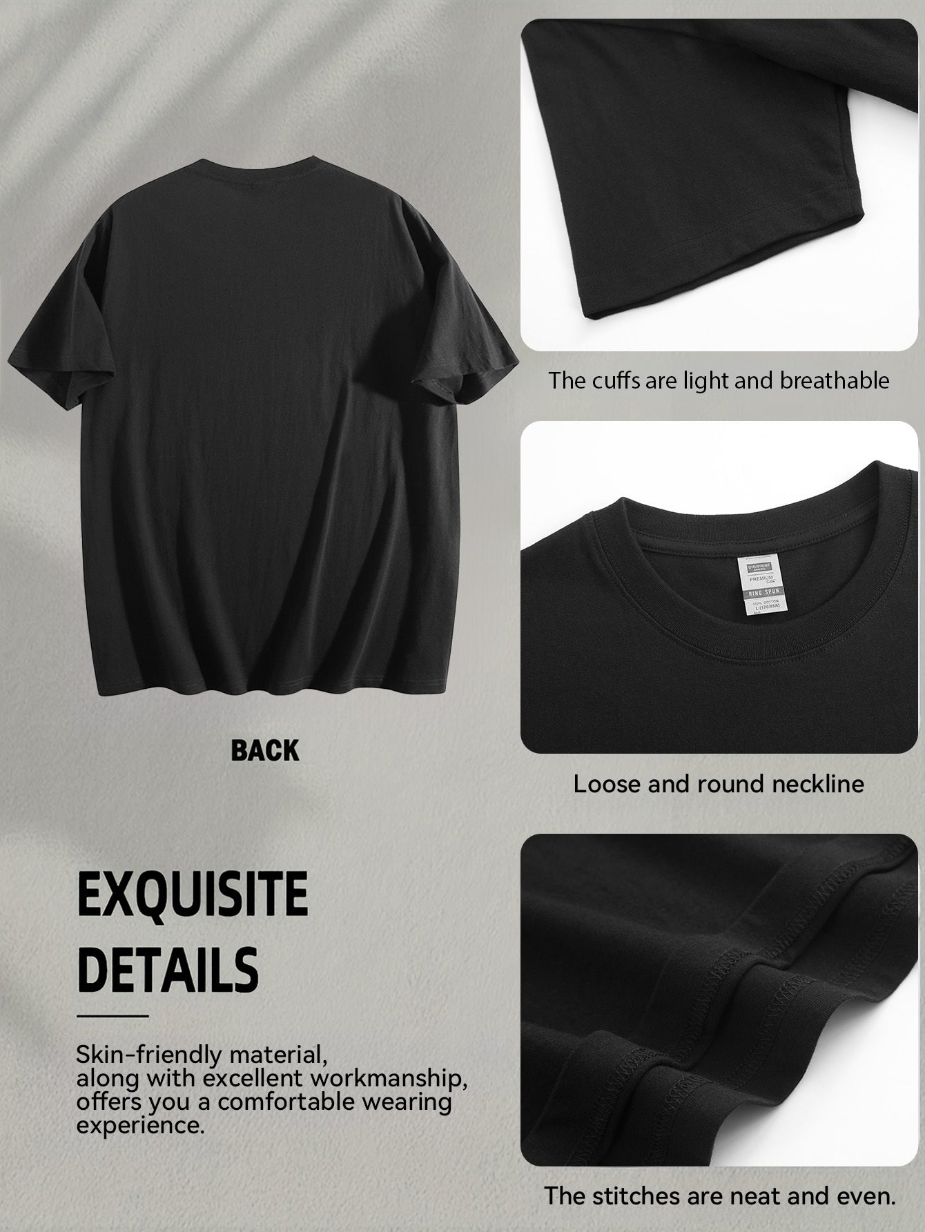 Women'S Printed T-Shirt - Let Them Speak | White Top, Loose Casual Daily Party Shirt, Spring Summer Wear, Machine Washable, Short Sleeve, Fashionable Design, Soft Texture, Feminine Style