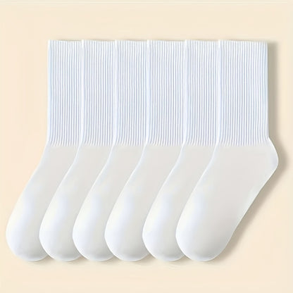 Unisex Athletic Crew Socks - 10-Pair Pack