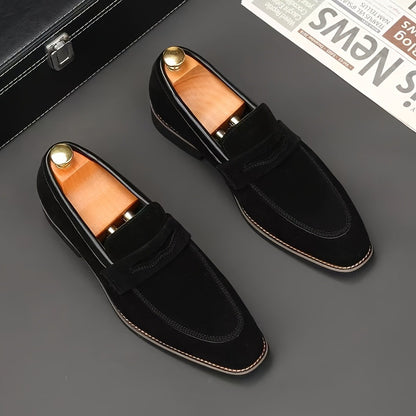 Men's Loafers & Flats - Business Casual & Textured Finish 095909