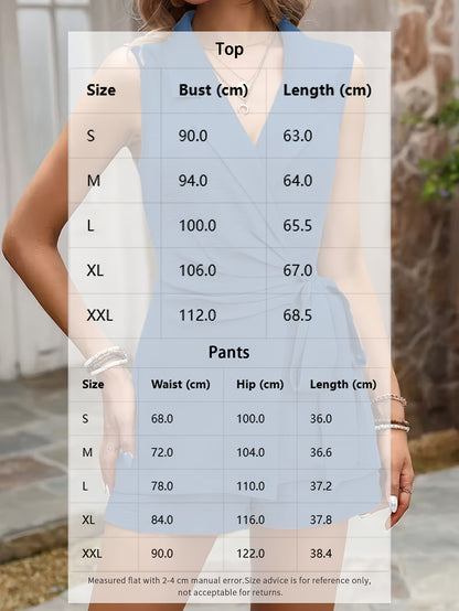2pcs 2026 Spring/summer New Suit Jacket Vest Wide Leg Pants Set, Available in Multiple Colors