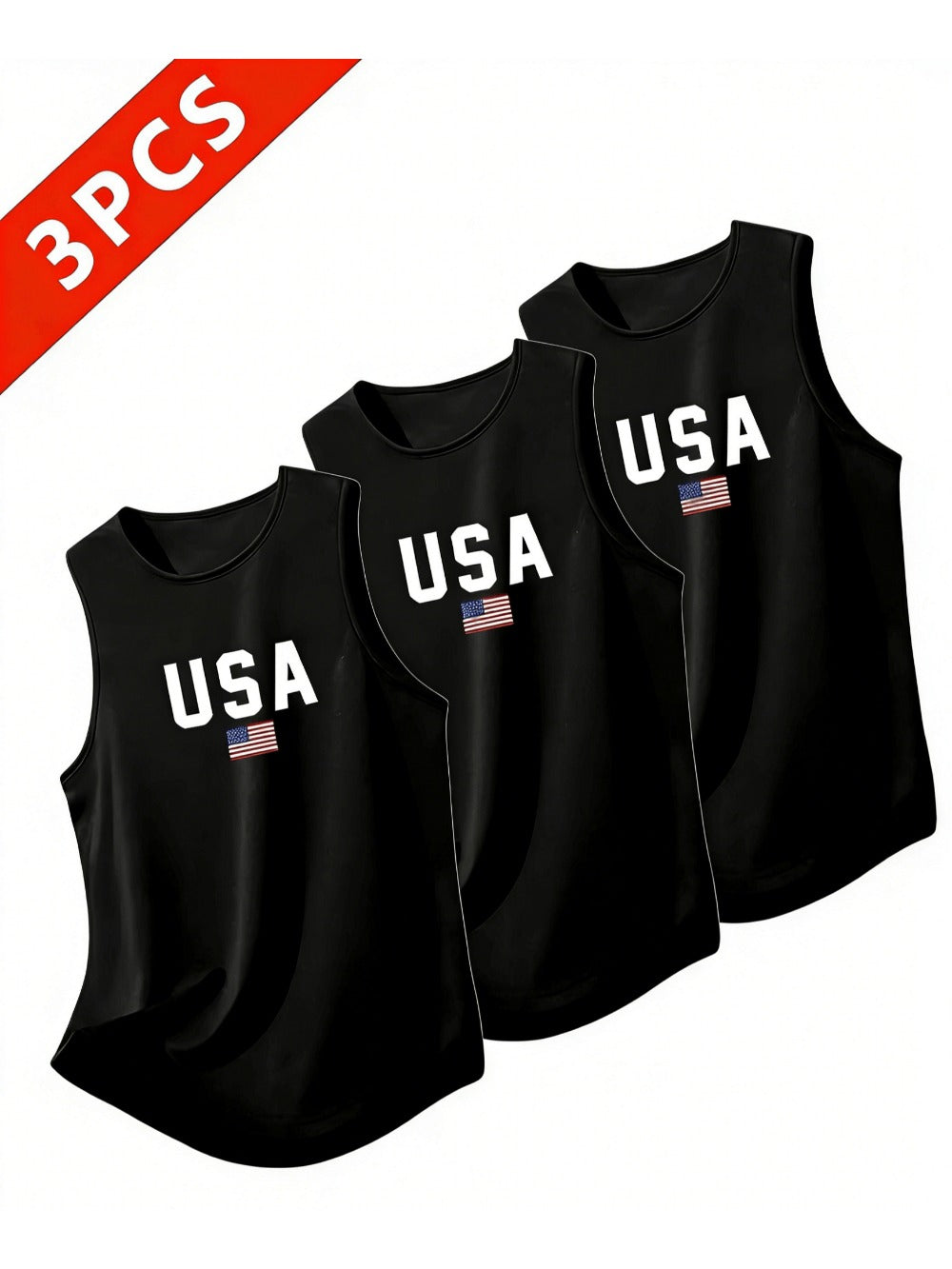 Men's Graphic Print Tank Top - Sleeveless Style 5669