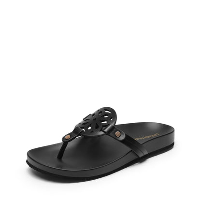 Platform Flip Flops for Women Support Soft Cushion Comfortable Dressy Thong Sandals Slippers for Summer Vacation Walking
