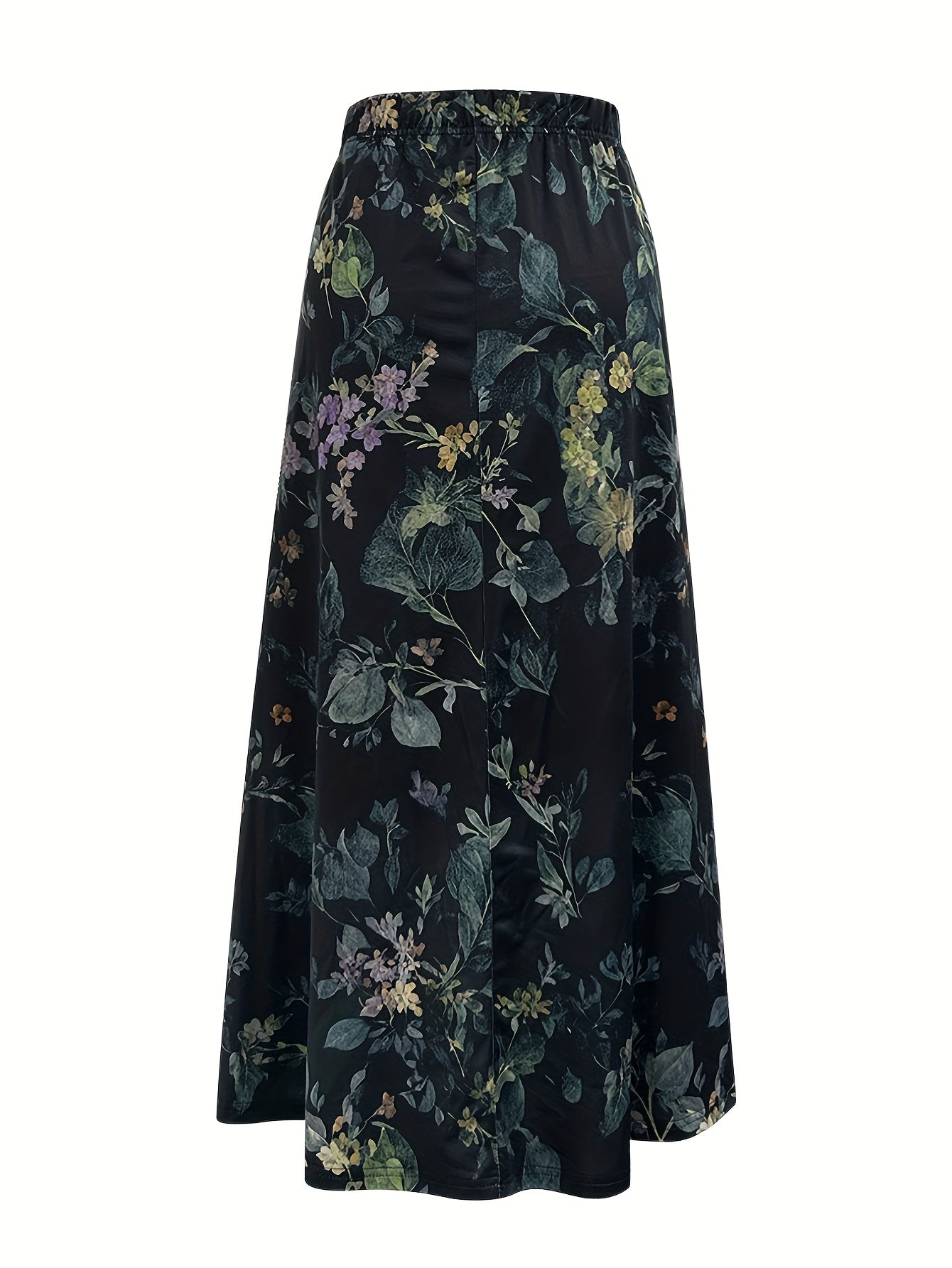 Spring/summer New Casual Versatile Floral Print Women'S Skirt