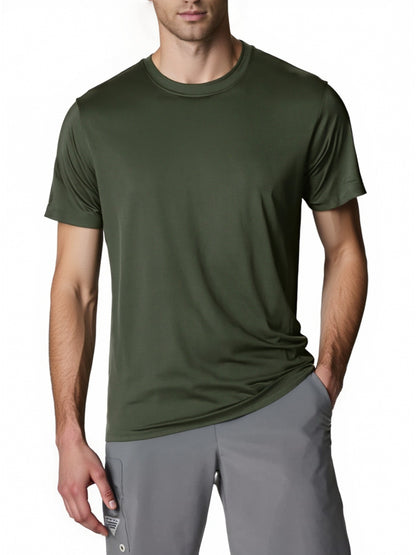 7pcs Men's Sports T Shirts Quick drying Breathable Moisture wicking Fabric - product view 3
