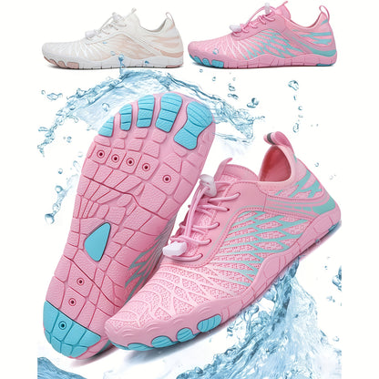 Outdoor Barefoot Shoes for Women Trail Running Breathable & Wide Toe Barefoot Footwear Sneakers, Women Shoes, White Shoes
