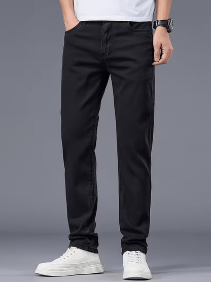 Men's Straight Leg Jeans - Classic Wash Clean Finish Everyday