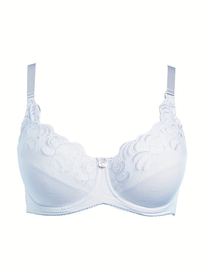 Plus Size Bra Unlined Minimizer Women Underwear Underwire Sexy Big Size 36-46C-F