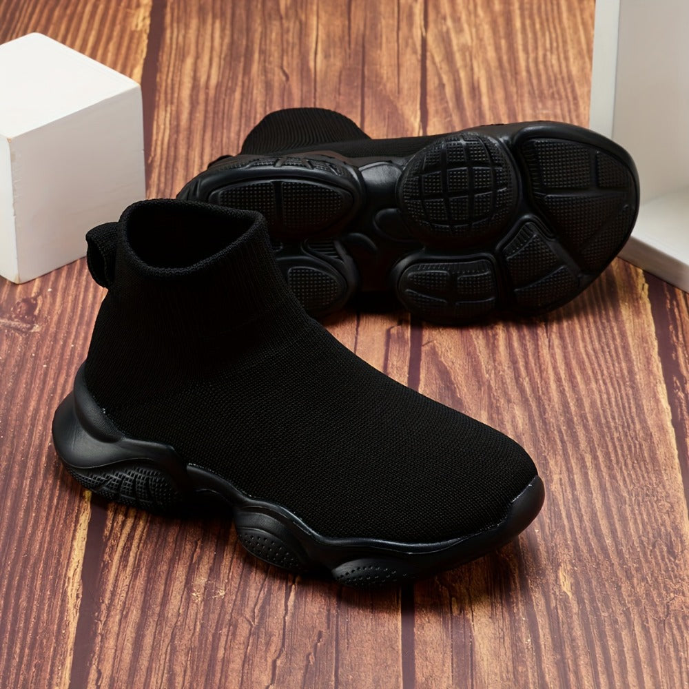Kids Sock Sneakers - Breathable High-Top Running Shoes