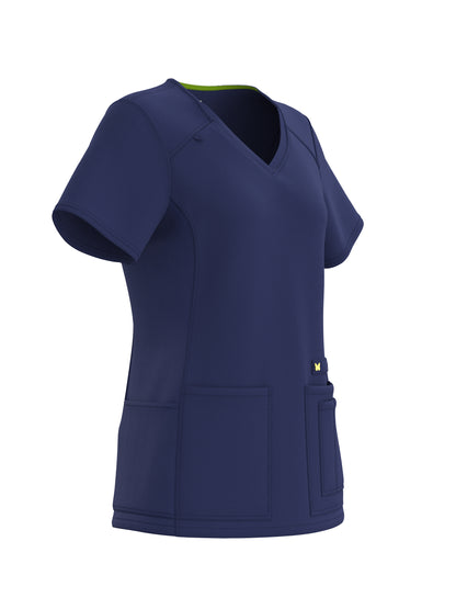 PandaFlex 4 Way Stretch Women Scrub Set Modern Fit V-Neck Top & Multi Pocket Pants 3371