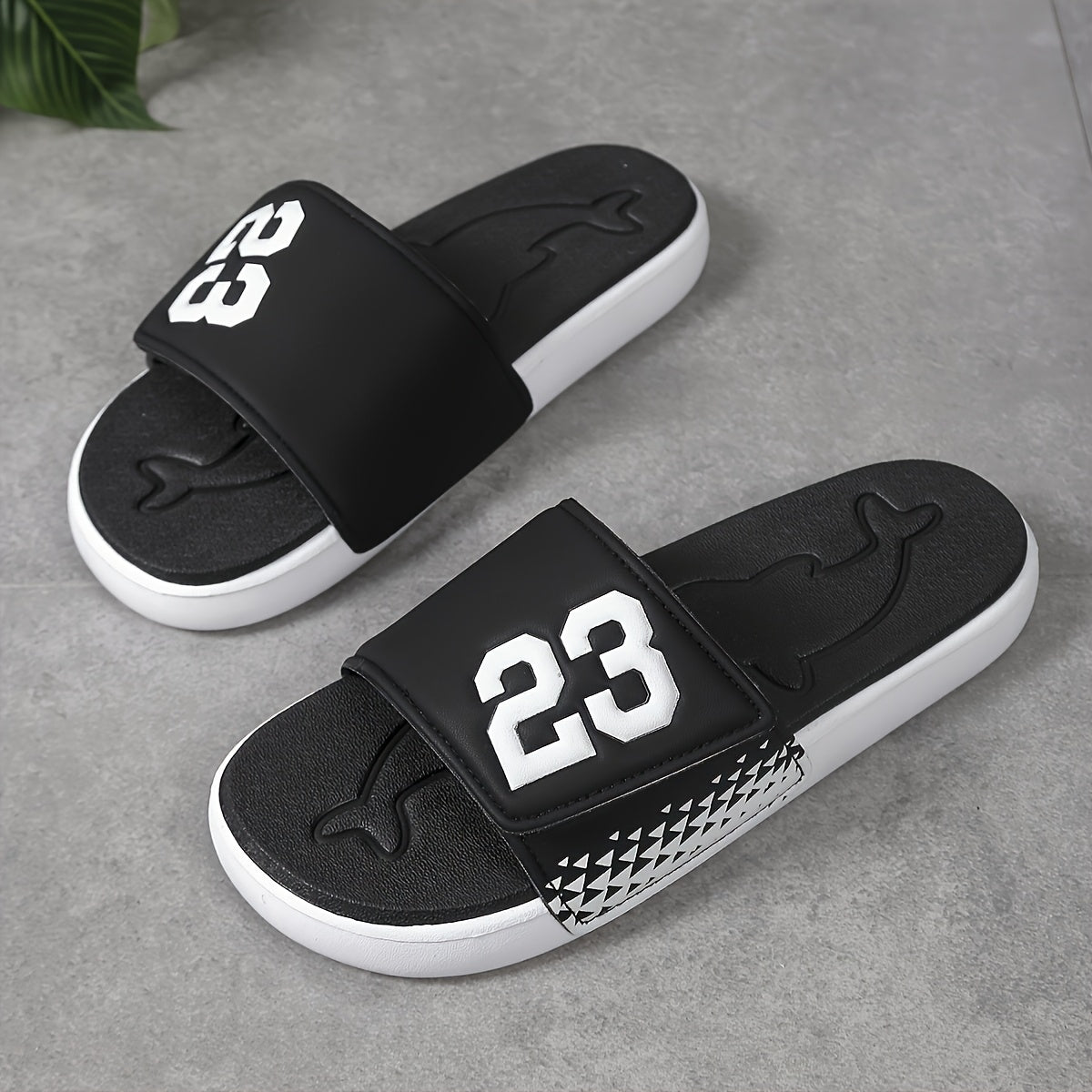 Summer Men's Outdoor Leisure Sports Sandals, Suitable for Both Indoor And Outdoor Use, Walking, 23, Trendy And Fashionable, Basketball