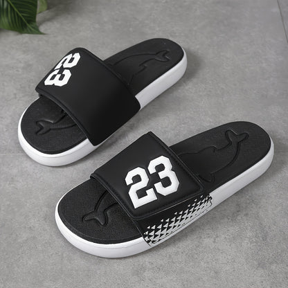 Summer Men's Outdoor Leisure Sports Sandals, Suitable for Both Indoor And Outdoor Use, Walking, 23, Trendy And Fashionable, Basketball