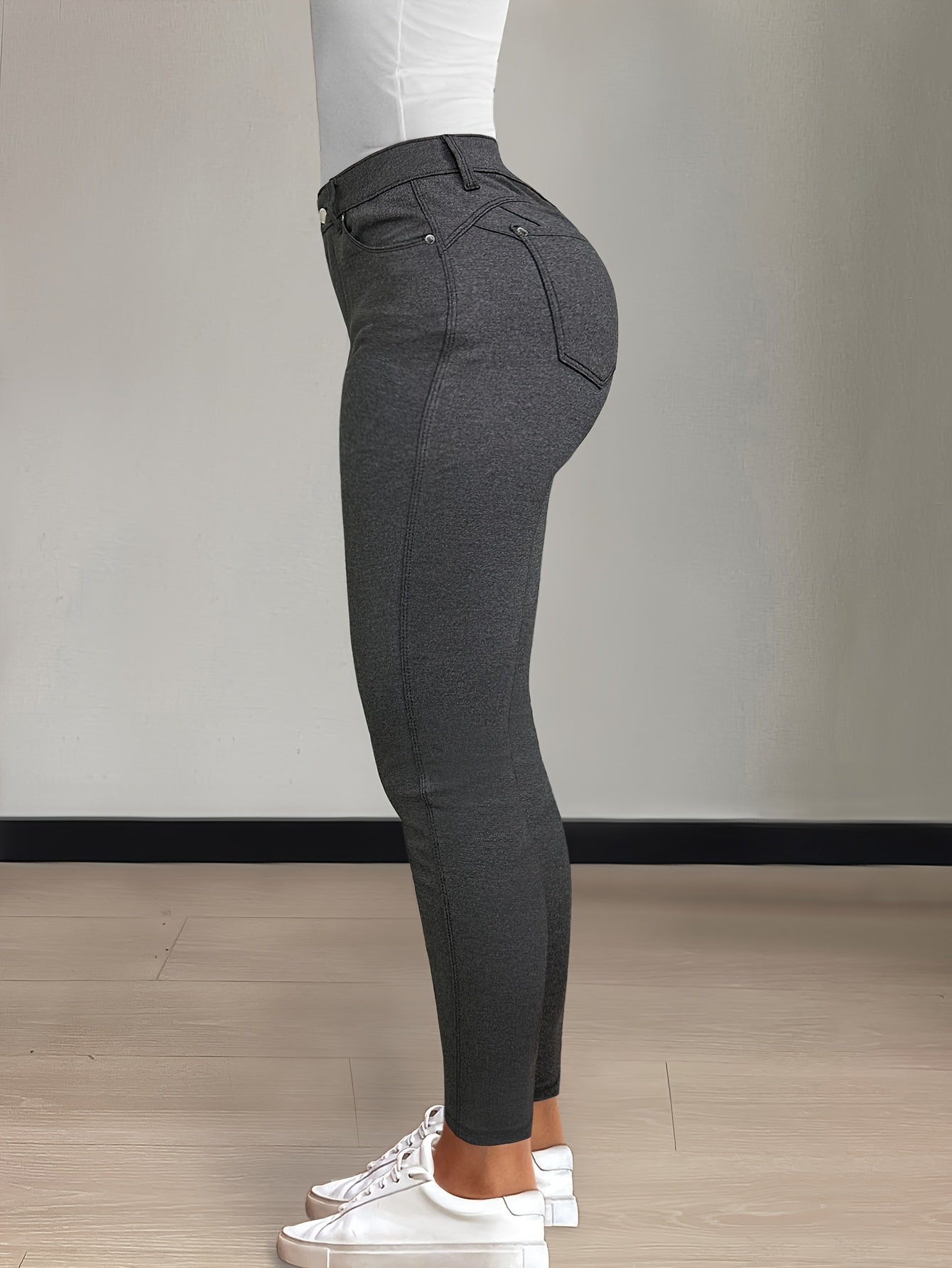 Black High-Waist Jeans - product view 39