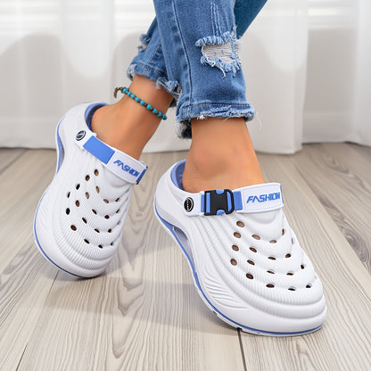 New Women'S Perforated Shoes, Non-Slip Thick Soled Hollow Breathable Casual Soft-Soled Beach Shoes, Women Shoes