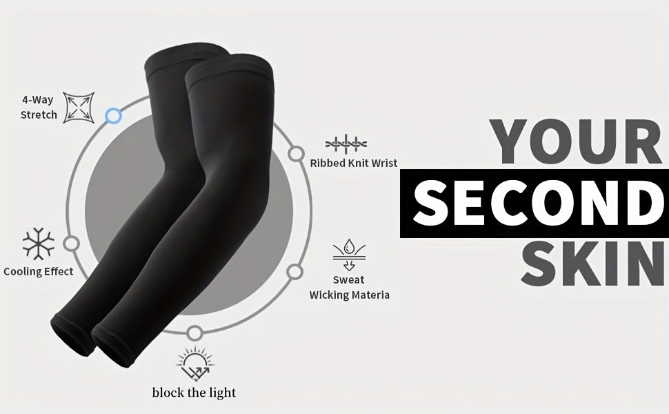 7 Pairs Cooling Arm Sleeves Compression Arm Sleeves for Men-Women, Cooling arm sleeve for Cycling, Driving, Golf, Running, etc., Cooling Arm Sleeves for Women, Cooling Sleeves, Athletic Performance, Active Lifestyle, Snug Fit, Breathable Fabric, Soft Text