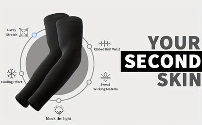 7 Pairs Cooling Arm Sleeves Compression Arm Sleeves for Men-Women, Cooling arm sleeve for Cycling, Driving, Golf, Running, etc., Cooling Arm Sleeves for Women, Cooling Sleeves, Athletic Performance, Active Lifestyle, Snug Fit, Breathable Fabric, Soft Text