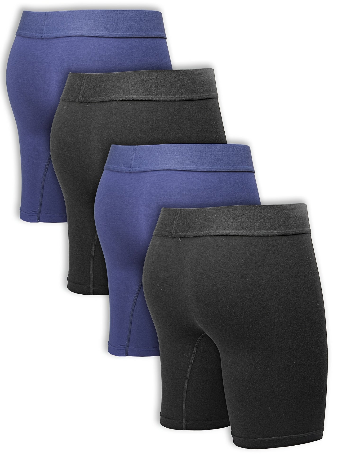 4pcs Men Modal Underwear with Opening Up Breathable Mens Boxershorts Men's Panties Underpants Boxers Brief