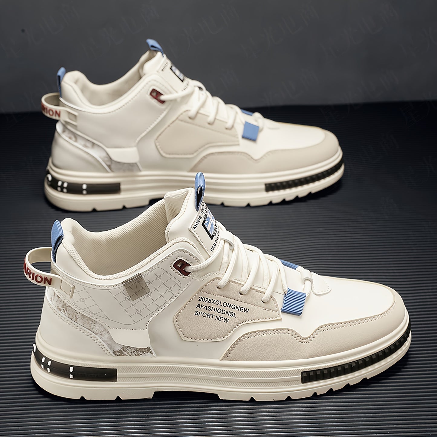 Men's shoes new British style fashion sports shoes thick soles all lightweight work shoes non-slip wear-resistant men's casual shoes