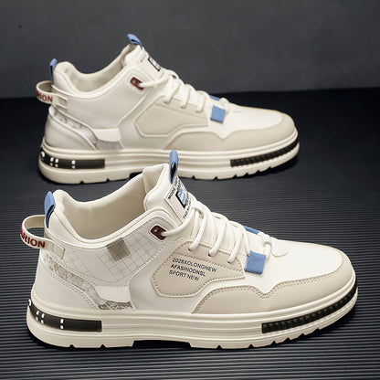 Men's shoes new British style fashion sports shoes thick soles all lightweight work shoes non-slip wear-resistant men's casual shoes