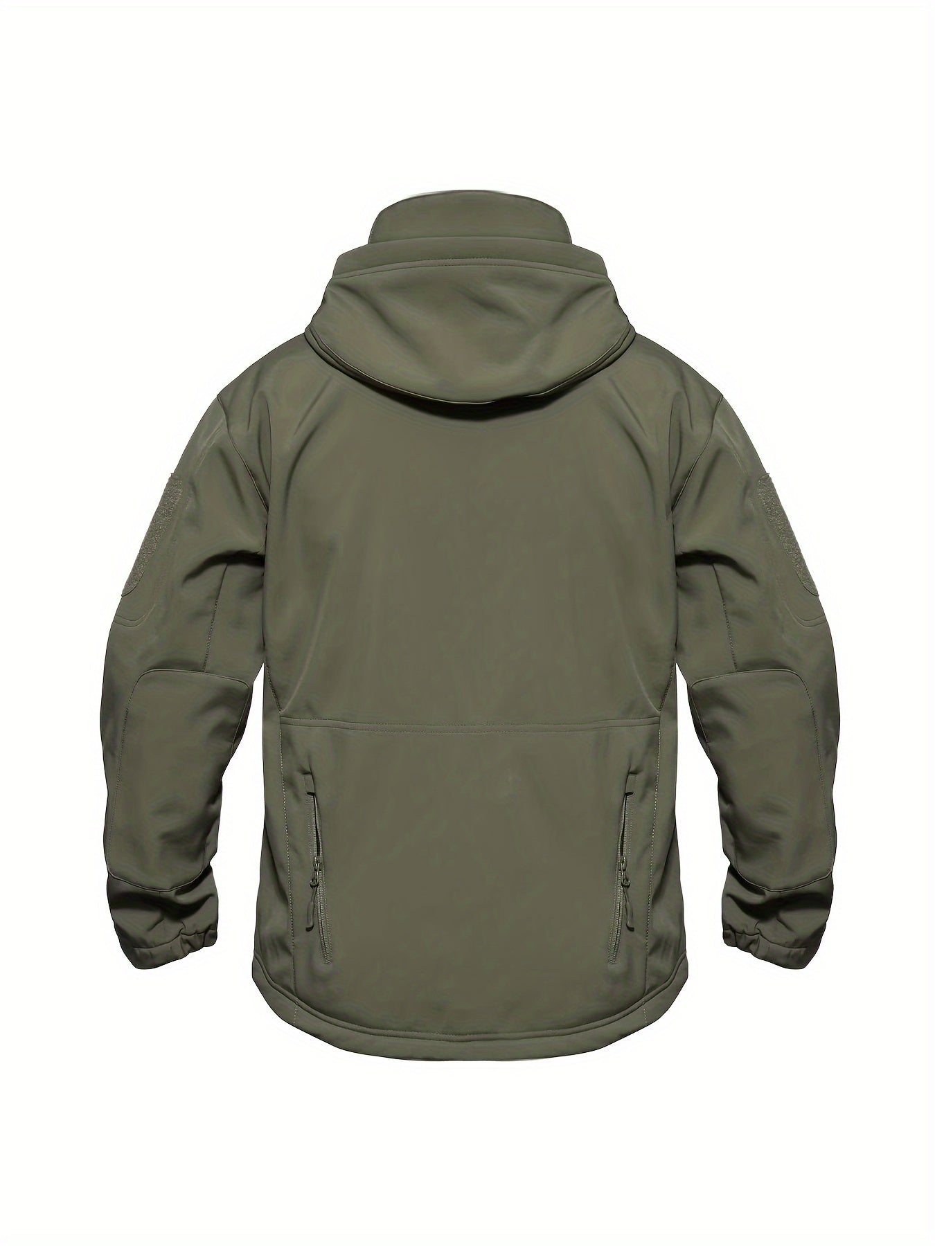 Winter-Ready High-Performance Jacket Men'S Jacket 7 Pockets Nondetachable Hood Performance Lined Soft Shell Winter Coats Windproof, Breathable Great for Camping, Fishing, Skiing Activities And Other Outdoor Activities