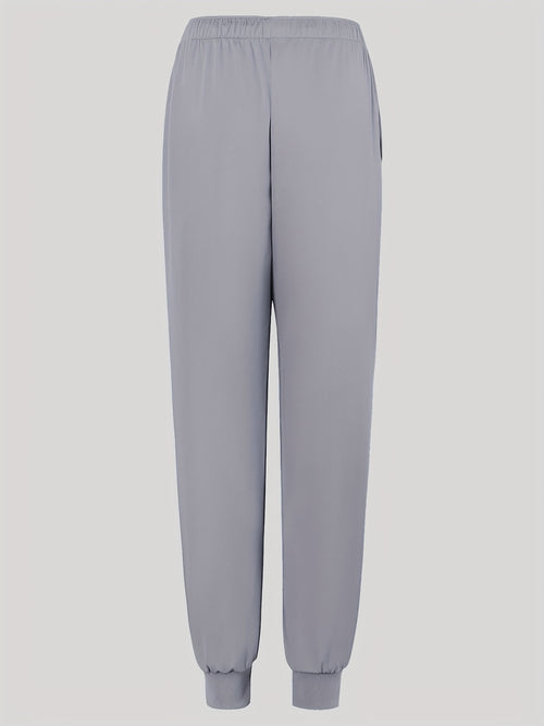 Women'S Frosted Pocket Brush Pants with Elastic Ribbed Toe Binding Work Pants