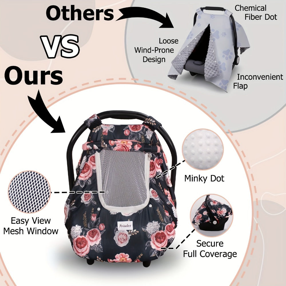 Baby Car Seat Cover - Breathable Travel Soft Primlect