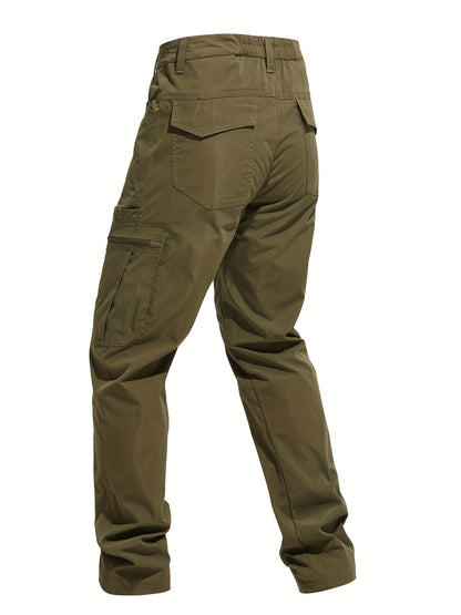 2026 Plus Size Men's Outdoor Quick-drying Multi-pocket Tactical Overalls Match Day Fan Gear for Football and All Fans