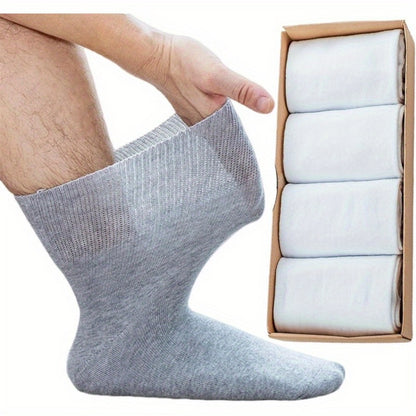 Men's Wide-Tube Socks - 4-Pair Pack - Loose-fit wide-tube design with arch support