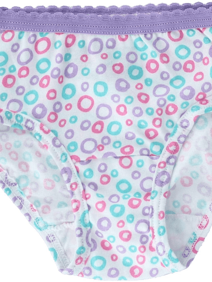 Fruit of the Loom Toddler Girls 10 Pack Assorted Cotton Brief Underwear Sizes 2T/3T and 4T/5T