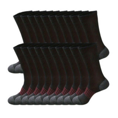 Men's Thermal Crew Socks - 40-Pair Pack