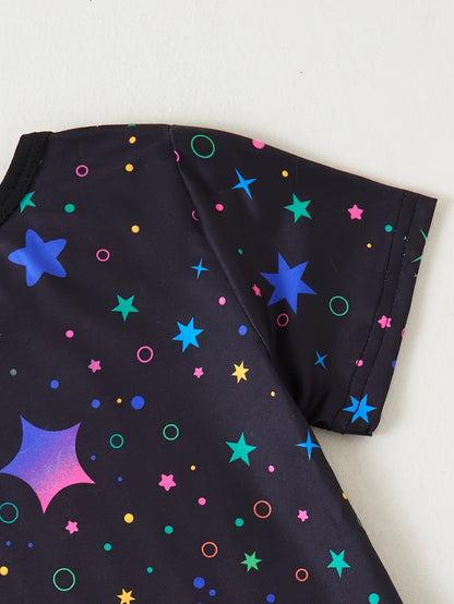 Girls' Unicorn Outfit Set - Short Sleeve Fall