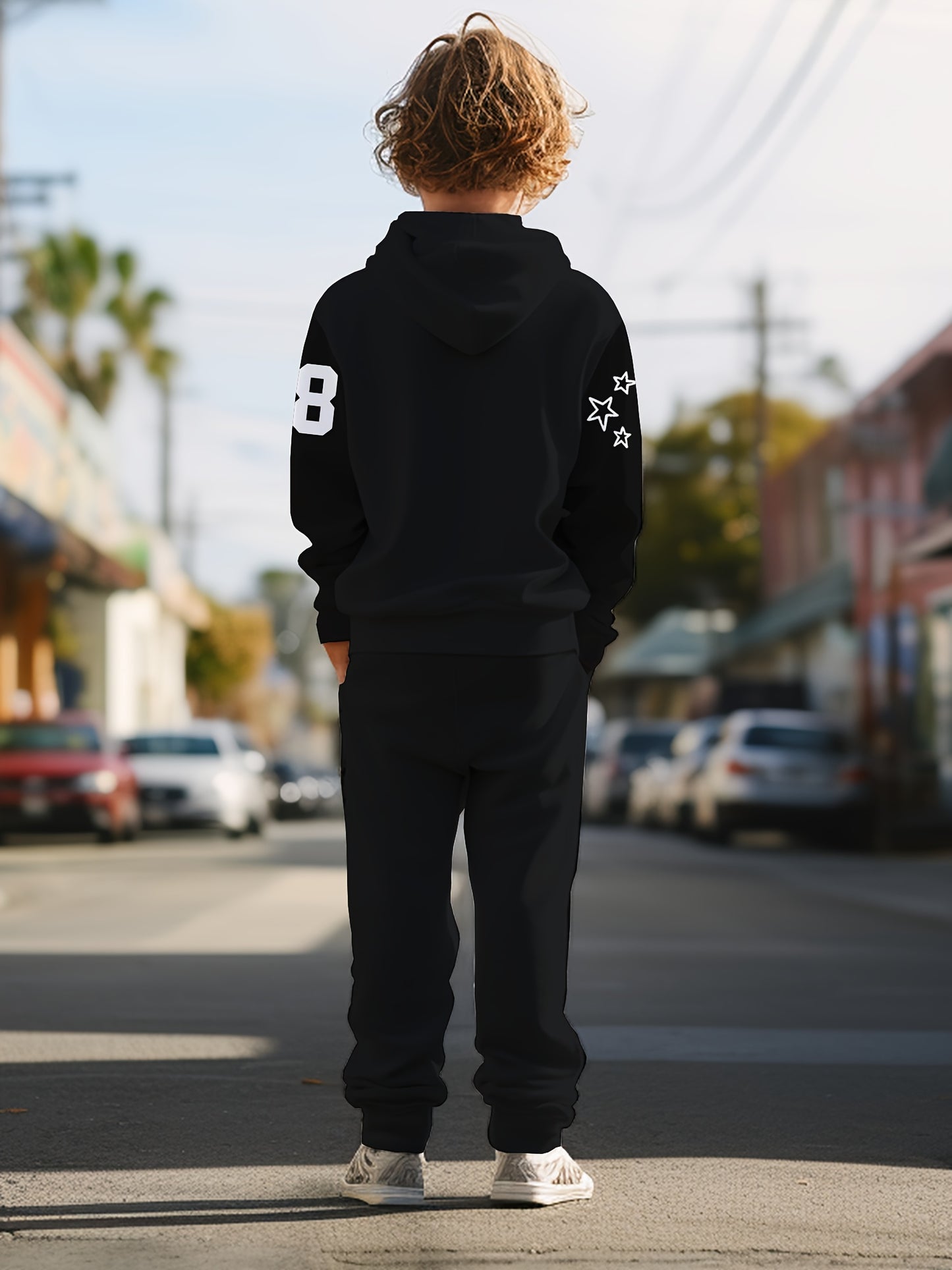 Boys' Photo Color Polyester Printed Pants - product view 5