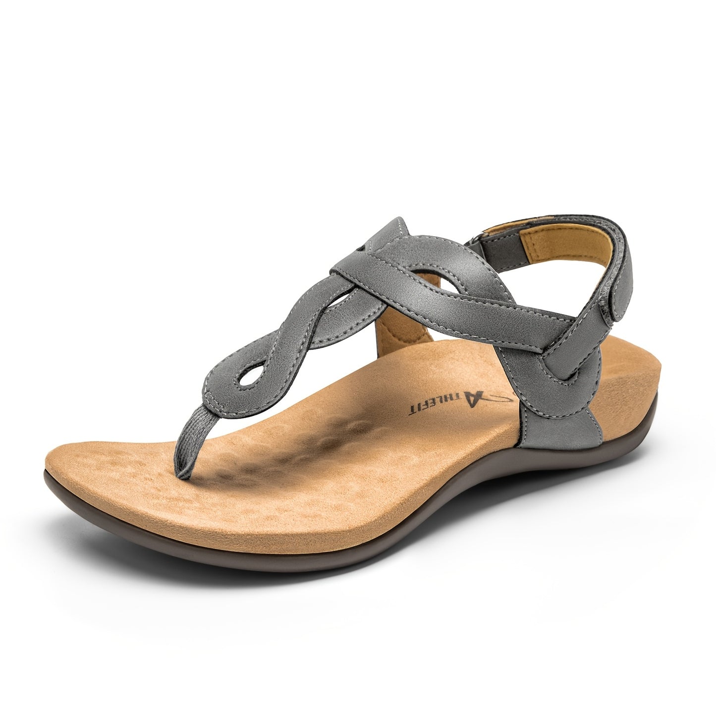 Women's Arch Support Sandals Flat Sandals Adjustable Comfort Walking Sandals, Women Shoes