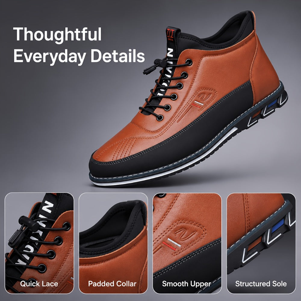 Men's Sneakers - Non-Slip Sole & Lightweight Design