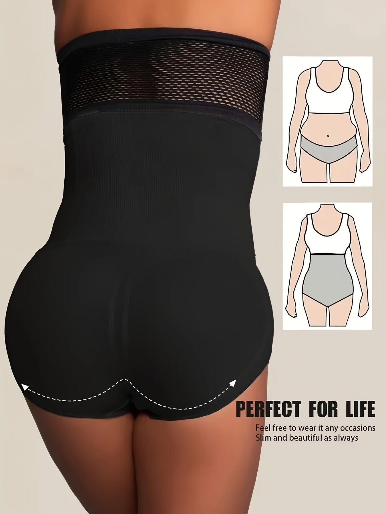High Waist Shaping Panties Waist Trainer Body Shaper Tummy Sheath Woman Flat Belly Control Panties Hip Butt Lifter Briefs Panty Women Underwear Shapewear
