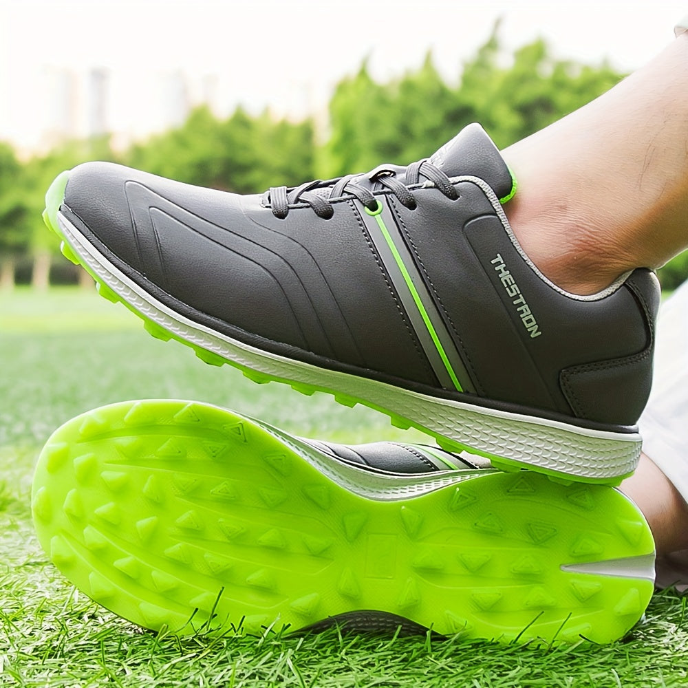Professional Men'S Golf Shoes, Comfortable Golf Training Sneakers For All Seasons Outdoor