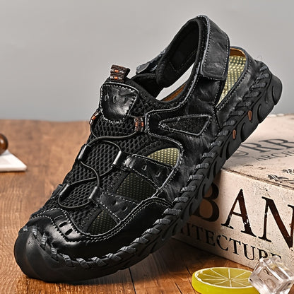 GREKS Men's Closed Toe Sports Sandals-Non-slip Quick-drying Men's Water Sandals Beach Shoes-Soft Casual Walking Breathable Shoes, Sports Sandals for Men, Sandals for Men High Quality, Shoes for Men Sandals, Sandals for Women Summer, Orthopedic
