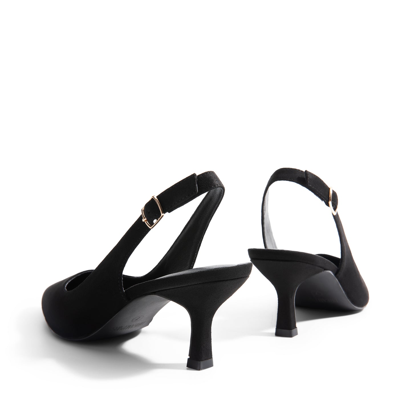 Women's Closed Toe Wedding Low Heel Slingback Kitten Heels Adjustable Strap Pointed Toe Pumps High Heeled Prom Dress Shoes Low Kitten Heels Women's Slingback Dressy Pumps Pointed Closed Toe Ankle Strap Elegant Wedding Pumps Formal Comfortable Shoes