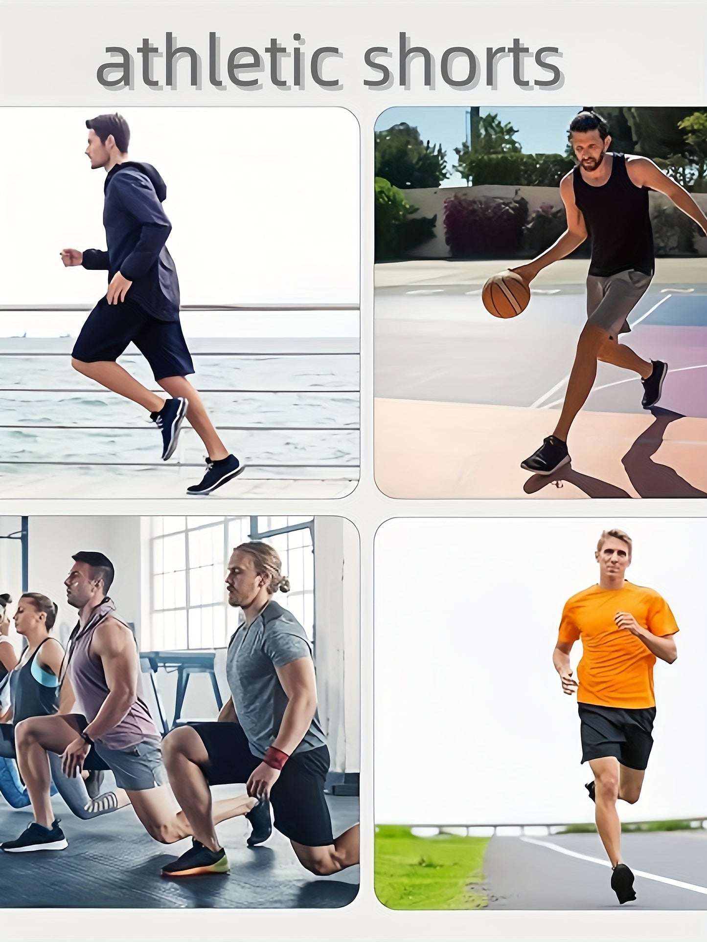 Shorts 10pcs Quick Drying Men's Casual Sports Pants, Lightweight And Loose Fitness Shorts for Teenagers, with Drawstring Waistband And Side Double Pockets. Suitable for Boys to Run, Exercise, Travel, Play Ball, Stay At Home, And Send Friends.