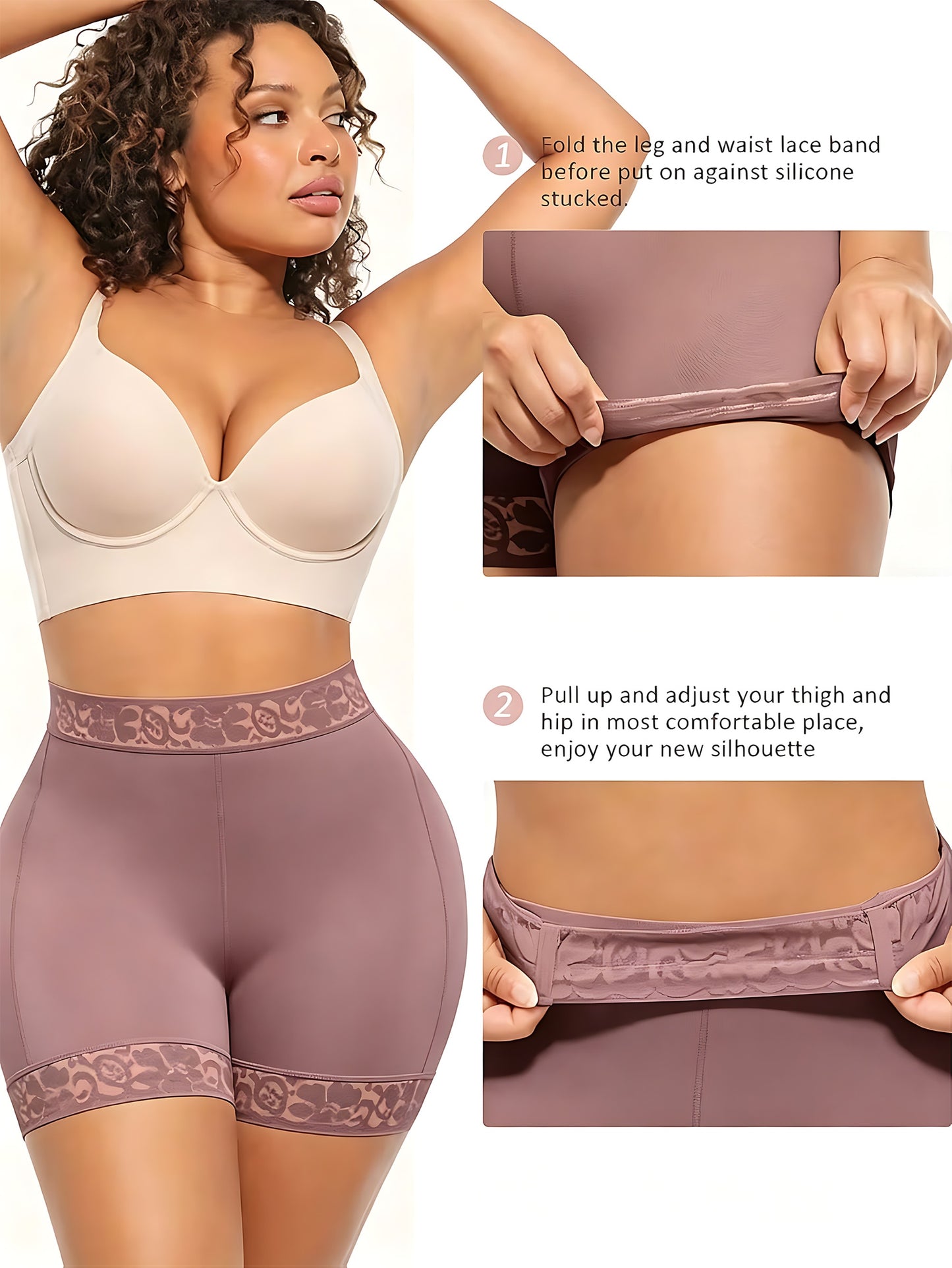 1pc Tummy Control Shapewear High Shorts for Women High Waist Butt Lifting Panties Body Shaper Compression Faja Colombianas