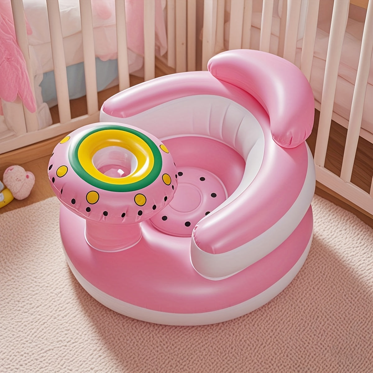 Baby Floor Seat - 1-pack Foldable Non-Slip Travel