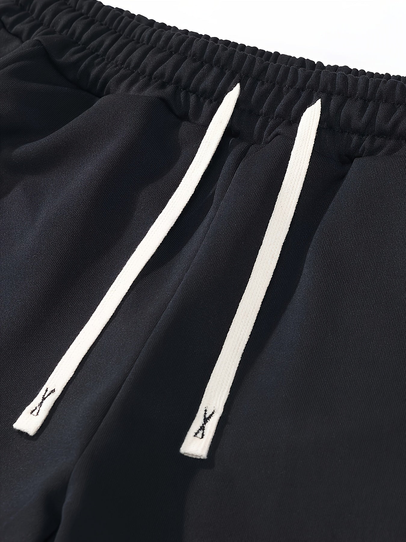 3pcs Men's Spring & Autumn Regular Fit Solid Drawstring Sweatpants with Pockets - Ideal for Outdoor Sports & Casual Wear